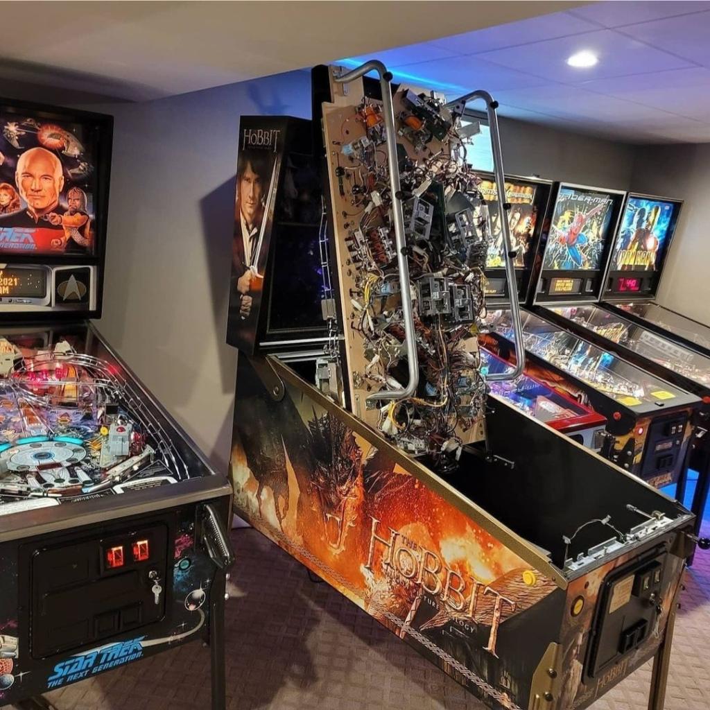 banner Image of disassembled pinball machine